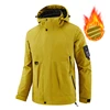 Winter Men Outdoor Windproof Ski Jacket Coat Man Sport Detachable 2 Piece Jacket Men Waterproof Jogger Windbreaker Plus Size 8XL 2