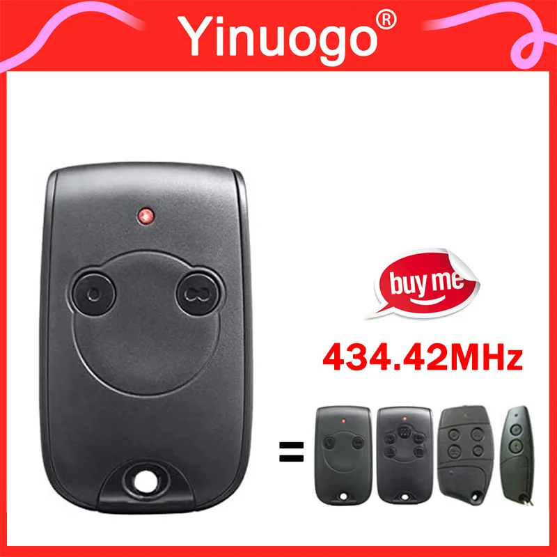 차고 문짝 명령 1841025 게이트 리모컨, 434.42MHz, NS 2 TR2 5009205C GX214 1841026 / NS 4 TR4 5012018C00 GX231 F74300
