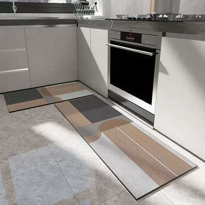 

Геометрический кухонный ковер, ковер для кухни, напольный водонепроницаемый маслостойкий коврик для прихожей и балкона, Длинные коврики для гостиной