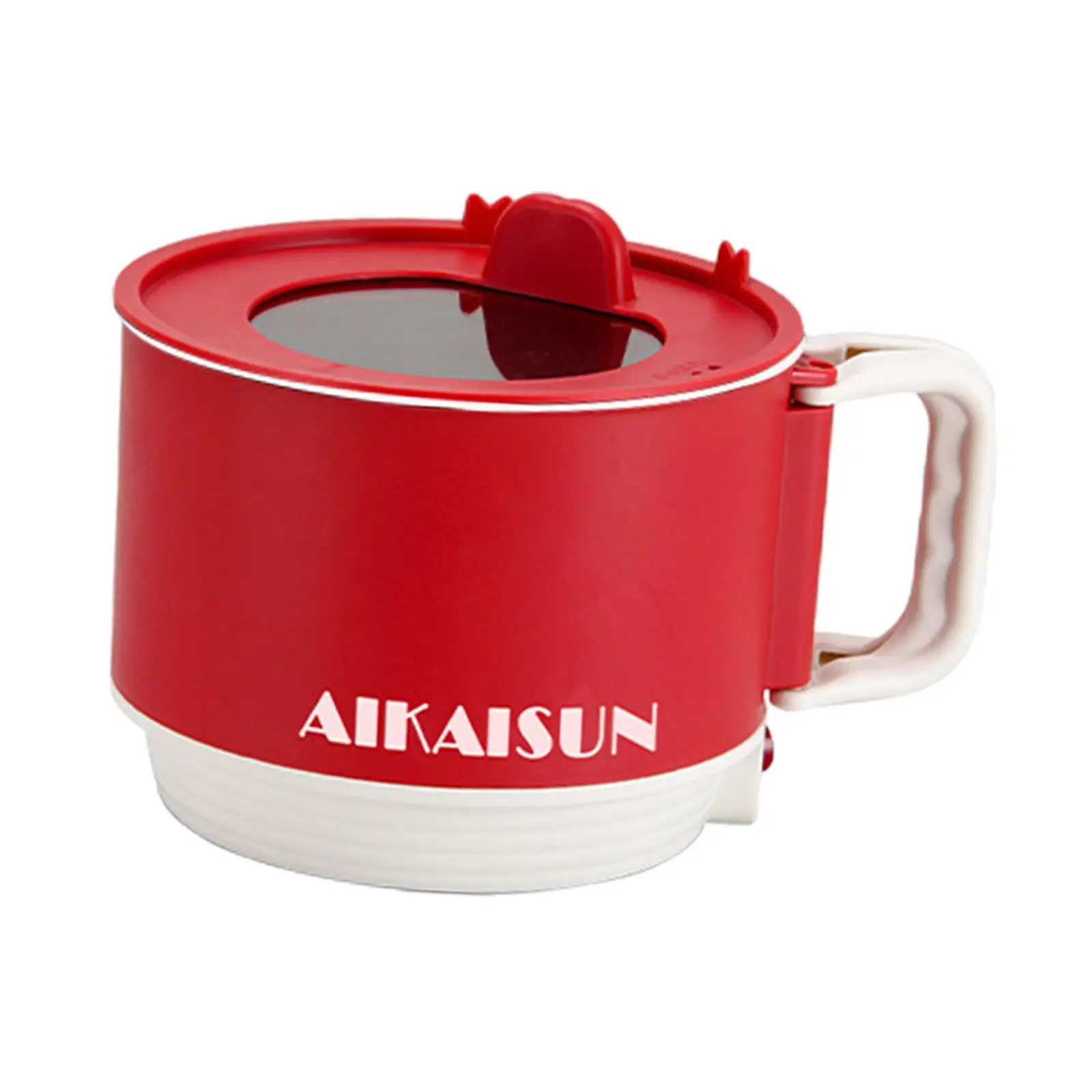 Electric Cooking Pot Household Portable 1.5L Frying Pan Noodles Cooker Ramen Cooker for Ramen Oatmeal Egg Porridge Cooking 5