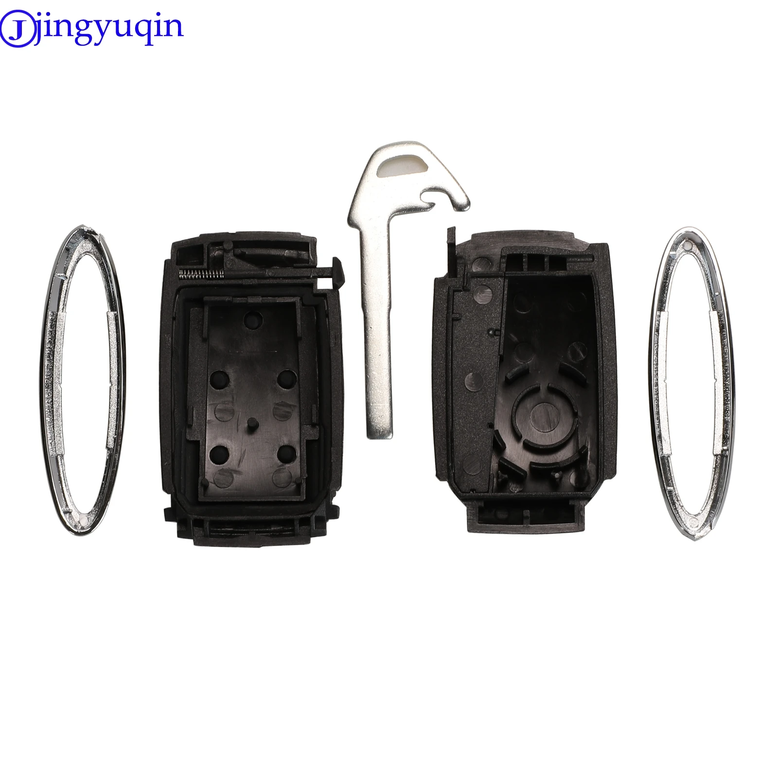 Remote Key Case Cover For Jaguar X XF XK XKR 5 Buttons Smart Prox Key Fob Shell Case Housing + Blade