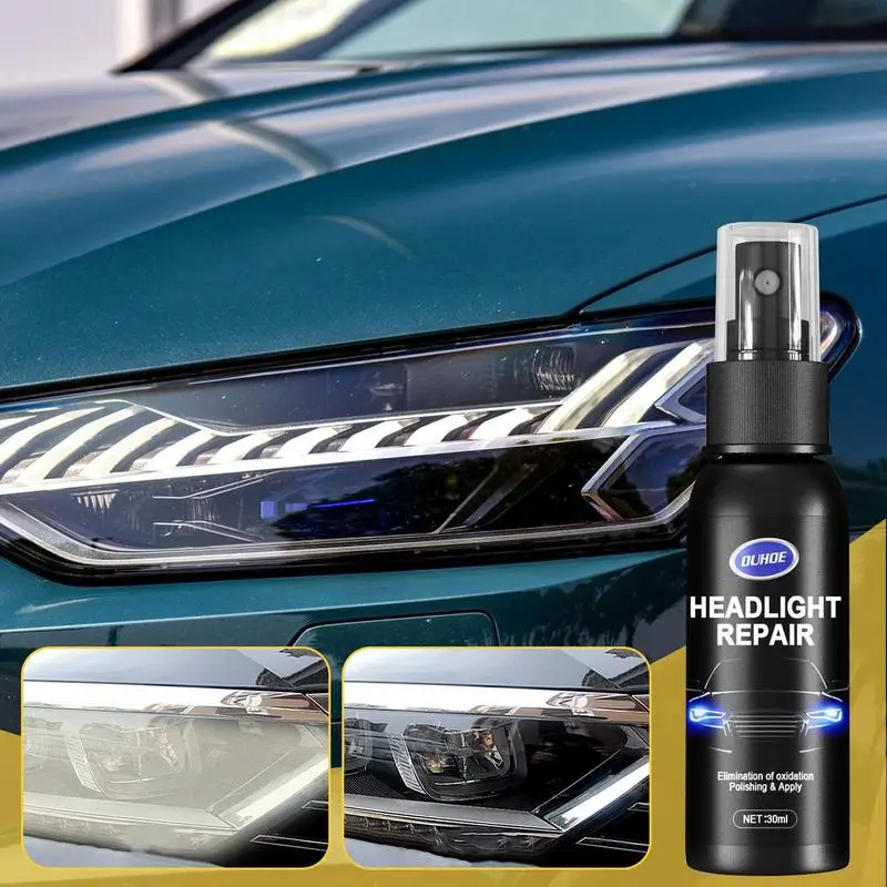 

30ML Car Light Repair Spray With Strong Adhesion Non Stick Restoration Agent Car Headlight Repair Fluid Car Restore Solution