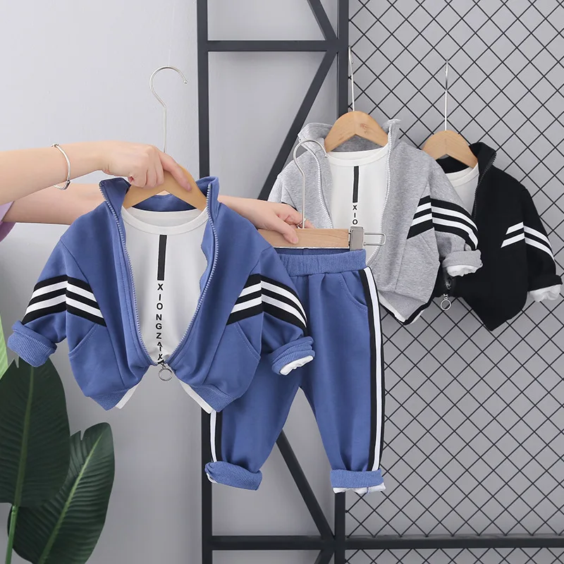 Boys' Autumn Suit New Exotic Sports Kids' Spring And Autumn Batman Coat+shirt  +pant Three Piece Sport Set 0-5 Ages Baby Sets - Children's Sets -  AliExpress
