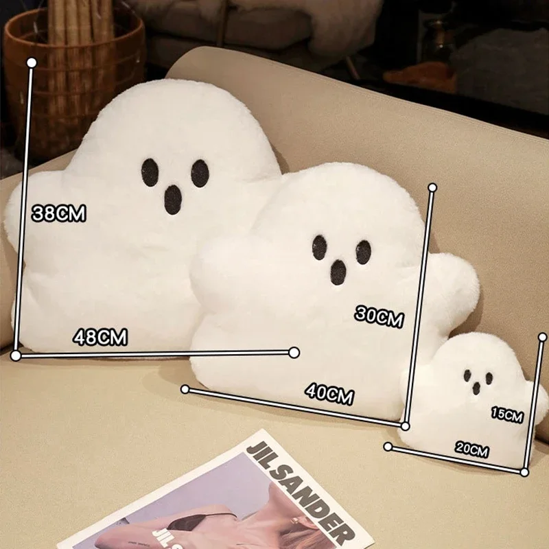 Kawaii Halloween Stuffed Animal Spoofing Ghost Pumpkin Bat Creative Throw Pillow Party Gift Doll Home Bedroom Decoration 6