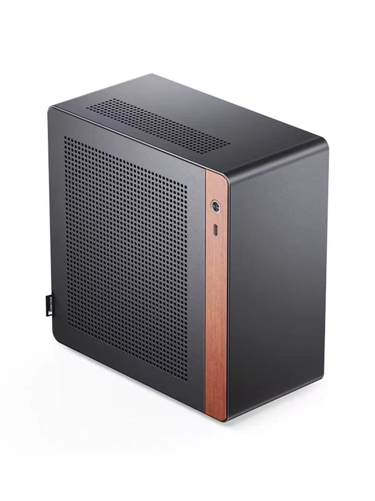 JONSBO N10/NV10 ITX desktop mini chassis all aluminum shell 1U FLEX power cover tool free disassembly can stand or lie down
