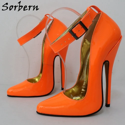 네온 오렌지의 매혹적인 매력, Sorbern 하이힐로 완벽한 스타일 완성! 추천