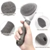 Dog Brush Cat Comb Pet Self Cleaning Hair Remover Brush For Dogs Cats Puppy Kitten Grooming Tools Dog Dematting Comb 4
