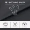 1MX1.3M Waterproof Bed Sheet Flirting Bed Cover Adult Oil Massage Bedding Adult Oil Massage Sheet Disposable Flirting Mattress 4