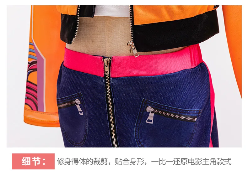 K-POP Rumi Cosplay Girls Clothing Sets Mira 3Pcs Girls Suits Halloween Zoey Birthday Party Costume 4-12 Years New Kids Clothes Se47fc7fb63e949748528de5a1696688fm