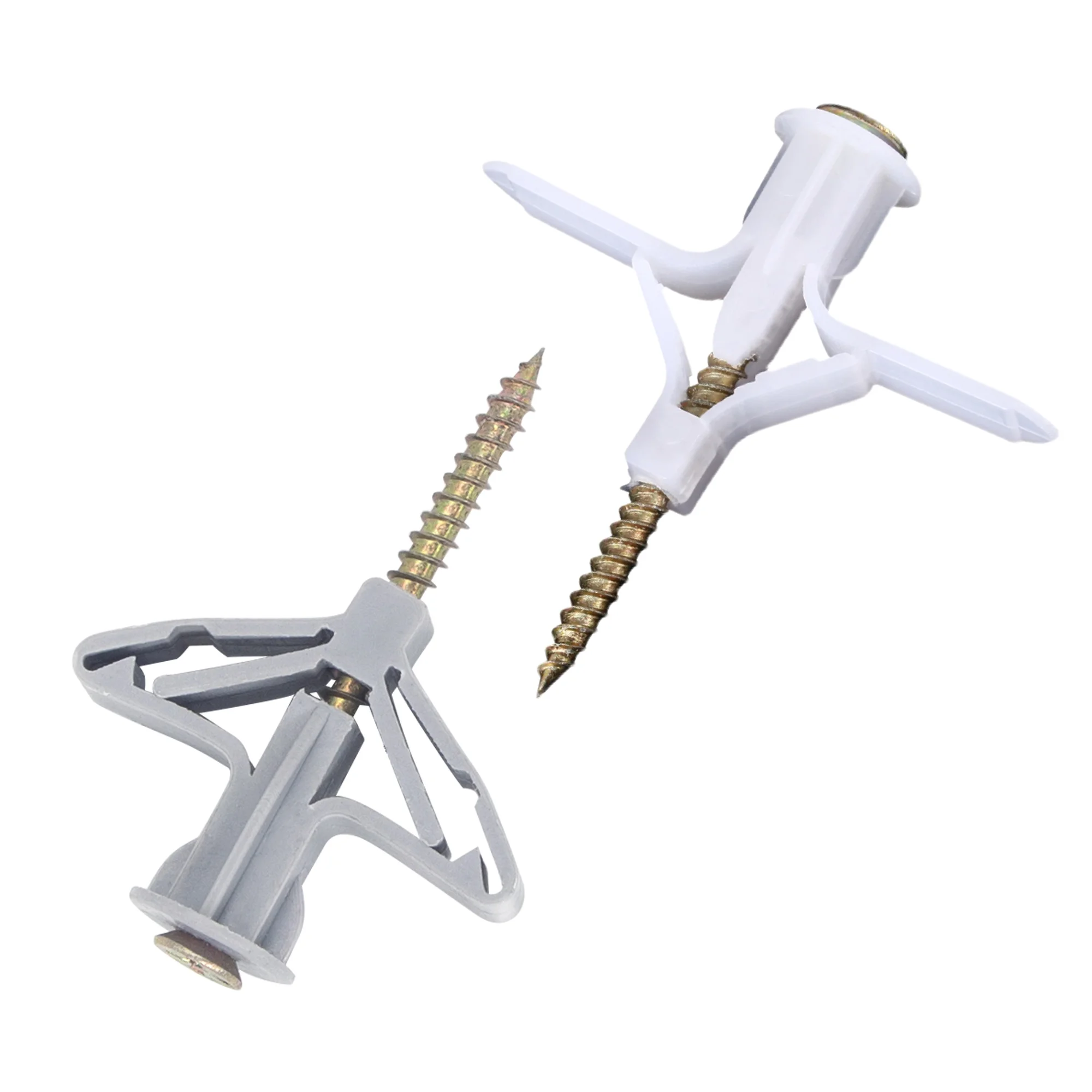 Nylon Expansion Drywall Anchoring Kit Special For Drywall With Galvanized Carbon Steel Screws Self-Drilled Wall 25 Sets drywall anchors drywall anchoring kit