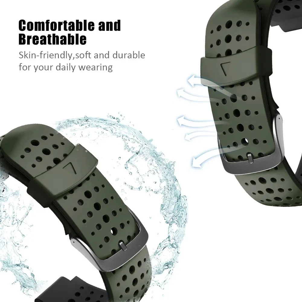 Enhanced Silicone Sport Strap Watchband Bracelet Accessory