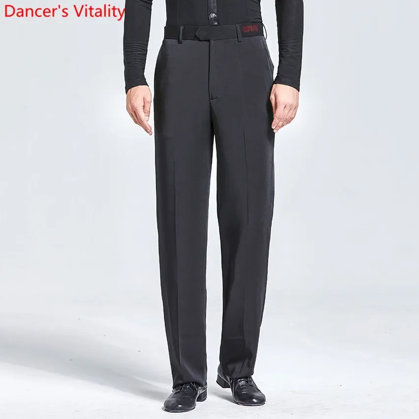Latin Dance Pants Professional Mens Trousers Samba Salsa Tango Cha Cha Modern Ballroom Performance Costumes