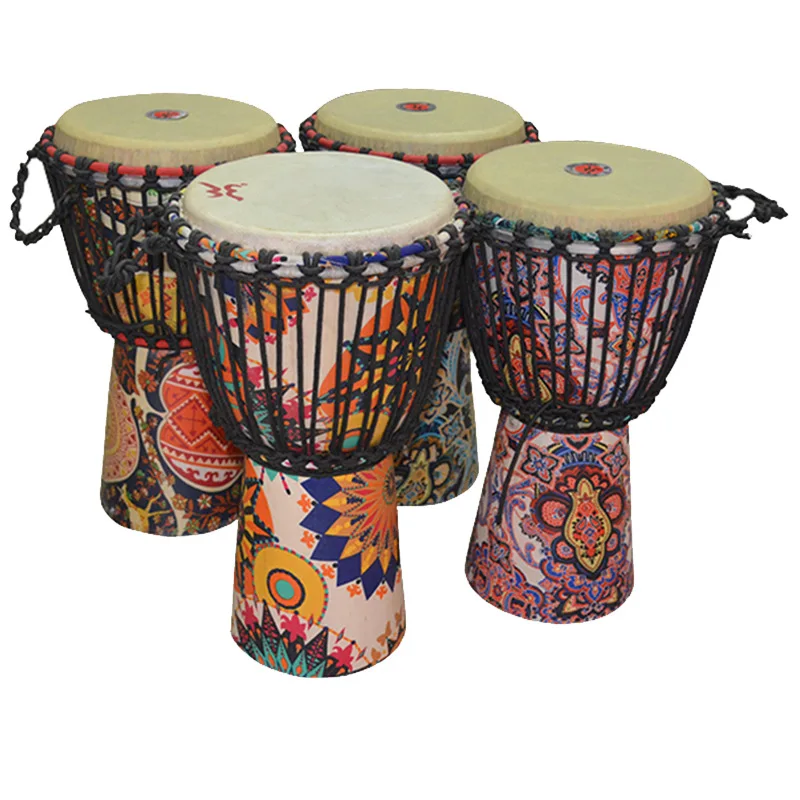 

WMD08 Four Flower Type 8 Inch Fabric Stitching Africa Drums