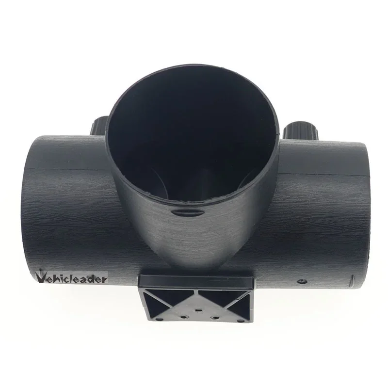 75mm Air Heater Outlet 3 Way Air Ducting Pipe Exhaust Connector Joint with Adjustable Valve Flap for Eberspacher Webasto Diesel