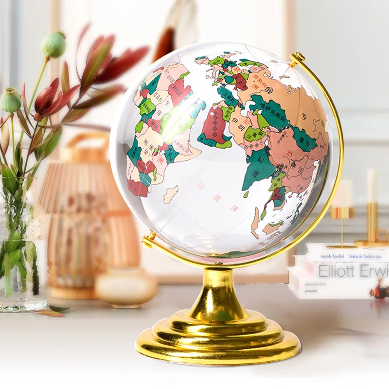 Boule de Cristal Globe Terrestre