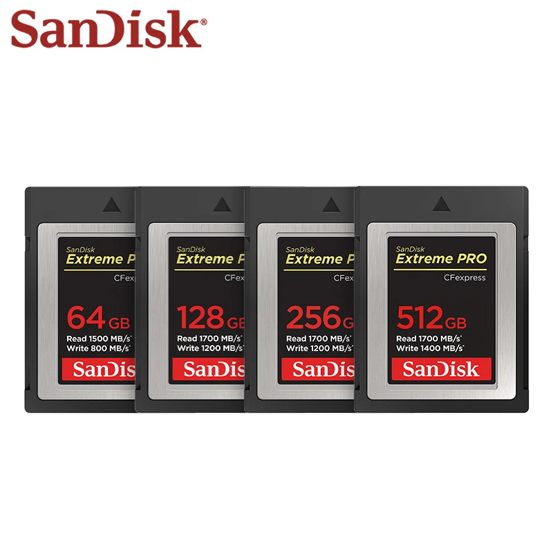 Sandisk Extreme Pro CFexpress B 타입 카드, 카메라용 고속 메..