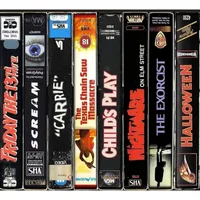 Horror Movie Themed Rug Nostalgic Retro Style Rug Vhs Case Themed Horror Rug Home Theater TV Room Decoration Carpet Boy room Mat 2