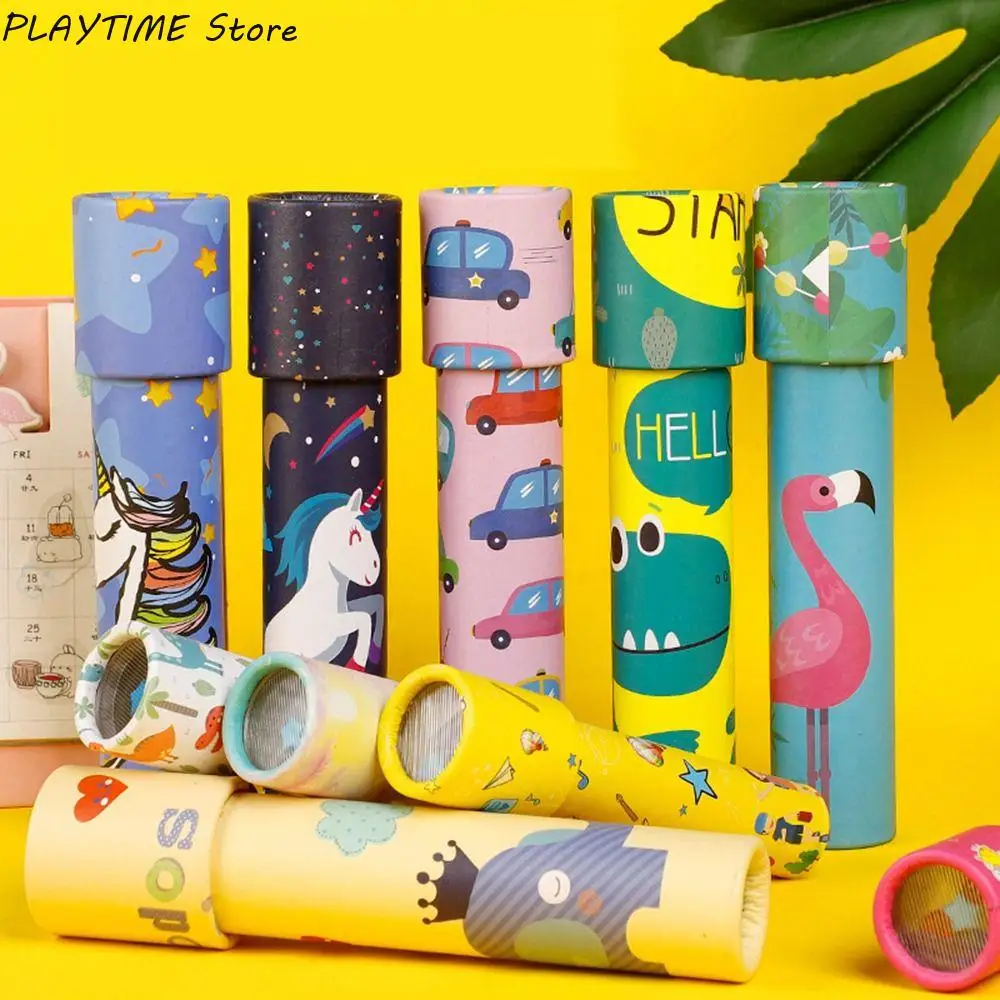Children Toys Scalable Rotation Kaleidoscope 14cm Magic Changeful Adjustable for Children Autism Kids