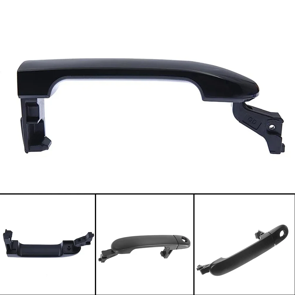 Outer Door Handle Door Handle Black 1pair Brand New High Reliability Left Perfect Fit For Nissan Versa 2007-12
