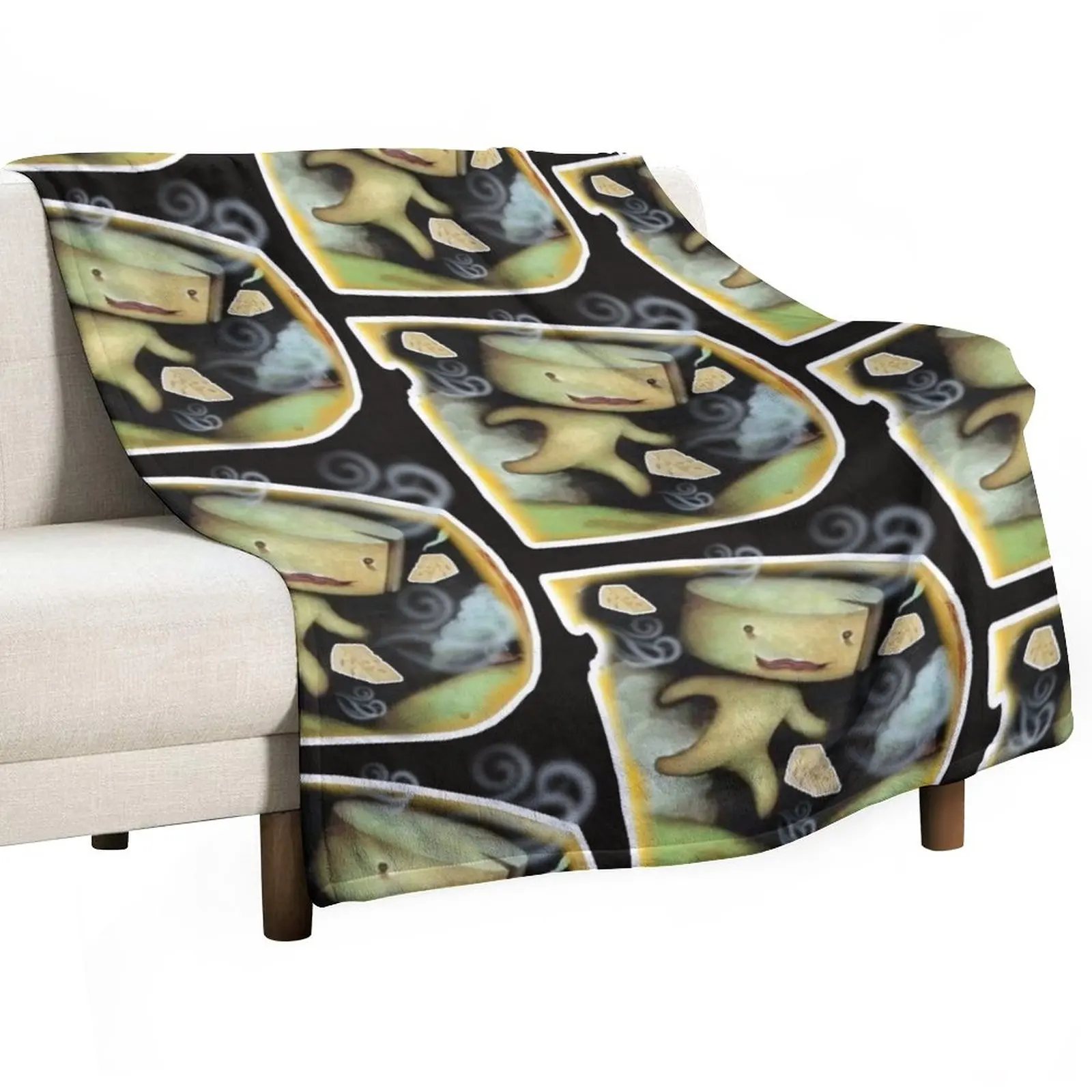 

The stinky cheese man Throw Blanket Thin Blanket bed plaid sofa Bed Fashionable Blanket