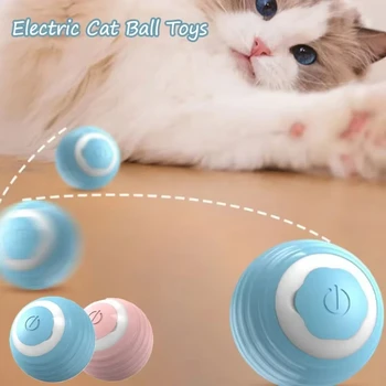 Interactive Electric Cat Toy – USB Charging Smart Rolling Ball 1