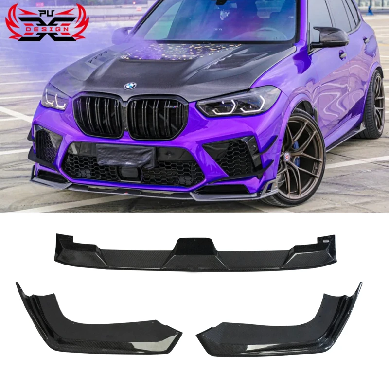 

Wholesale Carbon Fiber For BMW X5M F95 AE Style Front Lip Front bumper Body Kit Retrofit accessories