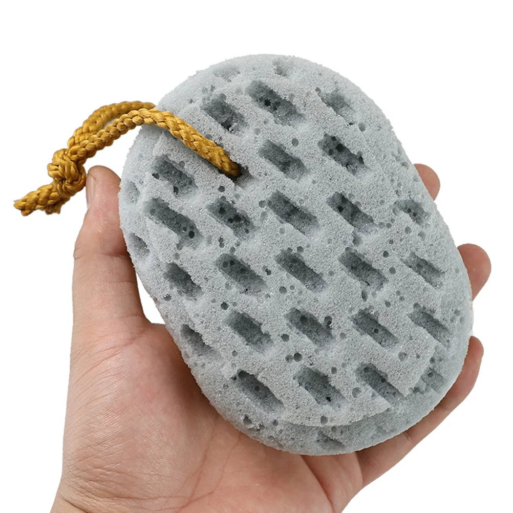 2 Pcs Bath Sponge Exfoliator Shower Sponges Scrubbers Bathing Tools Sponges For Bath Brushes Household Merchandises Bath 2