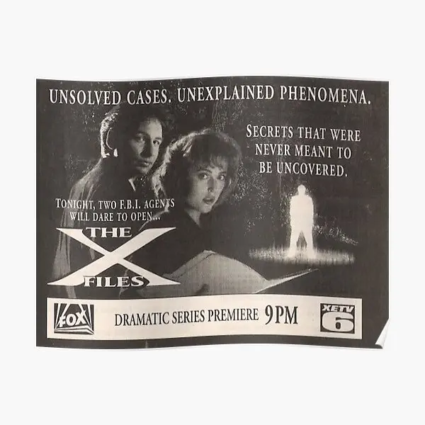 P-ster-de-estreno-de-X-Files-pintura-Vintage-decoraci-n-del-hogar ...