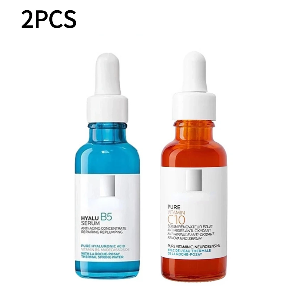 

2PCS La Roche Original Serum /CICAPLAST B5/ RETINOL B3/ PURE VITAMIN C10/ HYALU B5/ EFFACLAR Serum/ NIACINAMIDE 10/ Serum 30ml