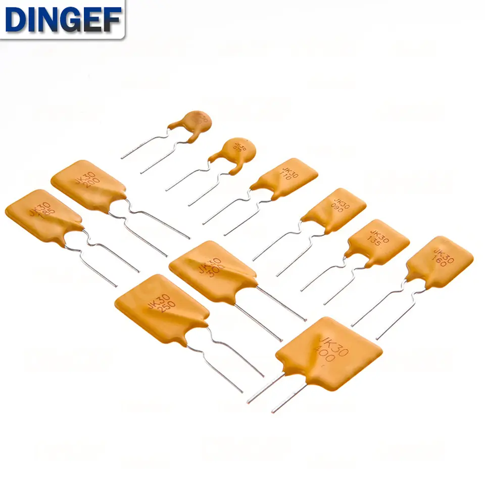 10PCS/lot Resettable Fuse 30V PTC Polymer PPTC DIP JK30 0.5A 0.75A 0.9A 1.1A 1.35A 1.6A 1.85A 2A 2.5A 3A 4A 5A 6A 7A 8A 9A 10A image 1