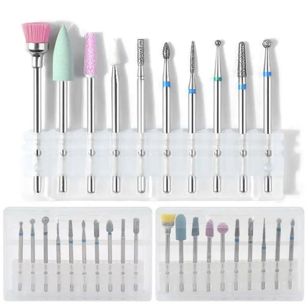 

Beauty Electric Pedicure Grinding Head Diamond File Gel Polish Kit Manicure Machine Cutter Nail Drill Bits