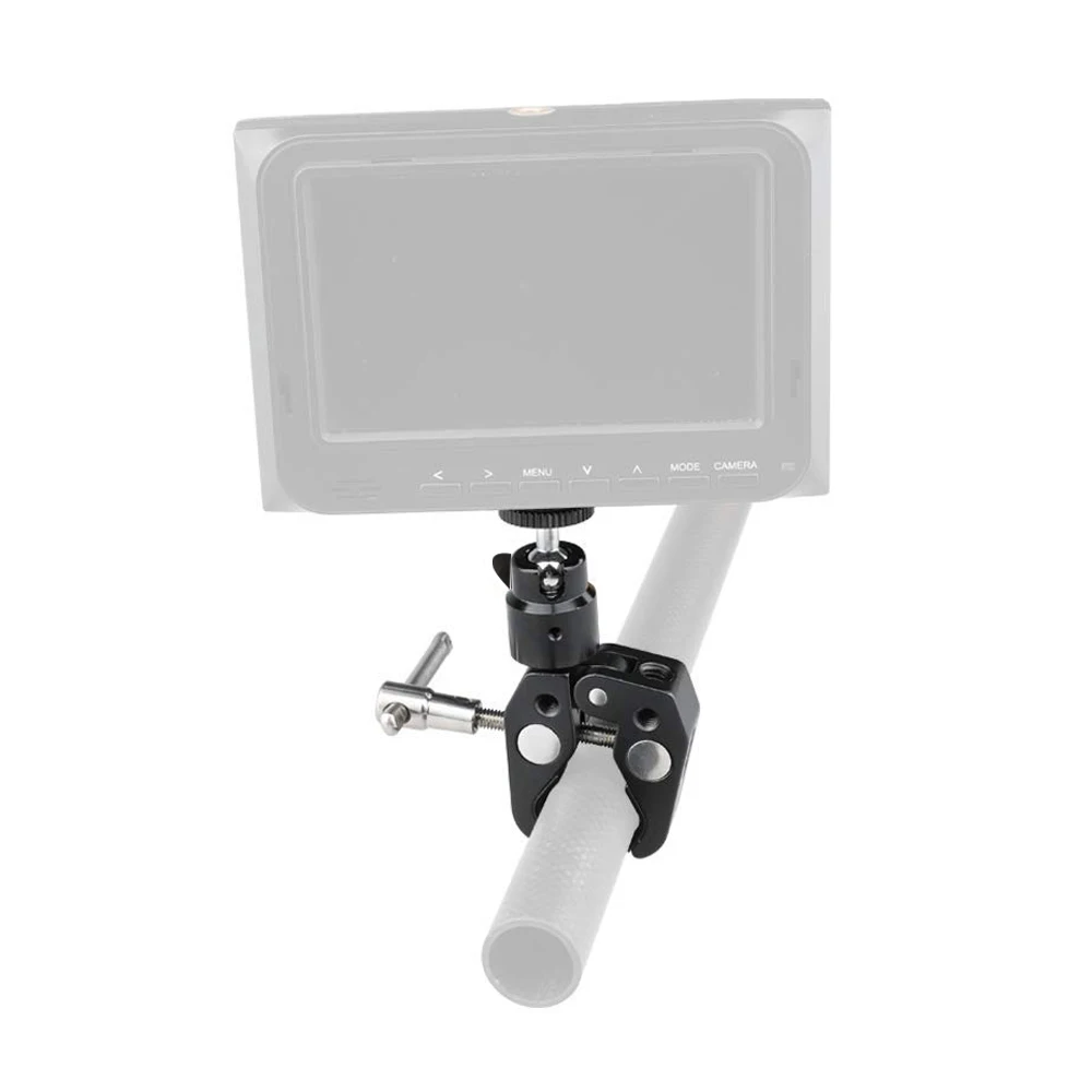 Super Clamp 1/4 and 3/8 Thread FOR Photography Camera Monitor Plate Glass LED Light Umbrellas Photo Accessories