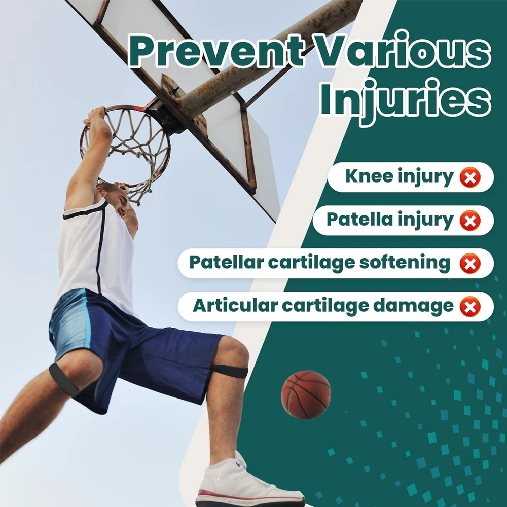 1pc Sports Knee Stabilizer Strap Patella Tendon Support For Jumper's Knee Tendonitis Running Basketball Volleyball Hiking