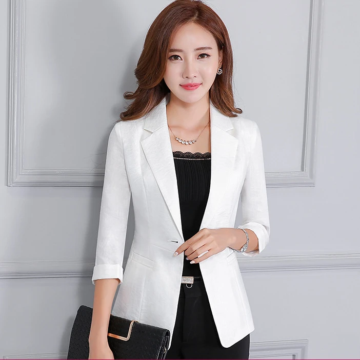 

Summer New Women's Suit Coat Commuter Leisure Slim Fit Office Oversize Women's Blazers