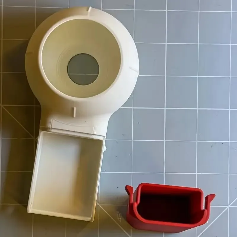 Reusable Drill Dust Collector Box - Magnetic Chip Containment Case with Guide Sleeve for Clean Ceiling / Wall  Drilling