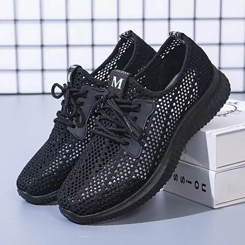 

Women's Shoes 2023 New Casual Slip-on Breathable Wear-Resistant Non-Slip Lazy Sneakers Light Comfortable Mesh Surface Lady Shoes