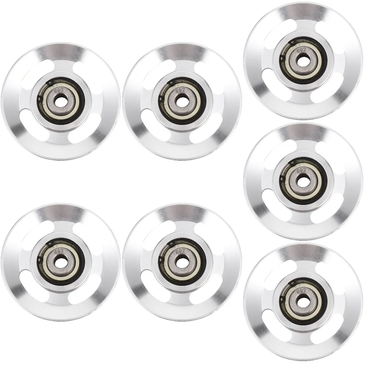 

7pcs Universal Bearing Pulley Wheel Aluminium Alloy Pulley Gym Equipment Parts