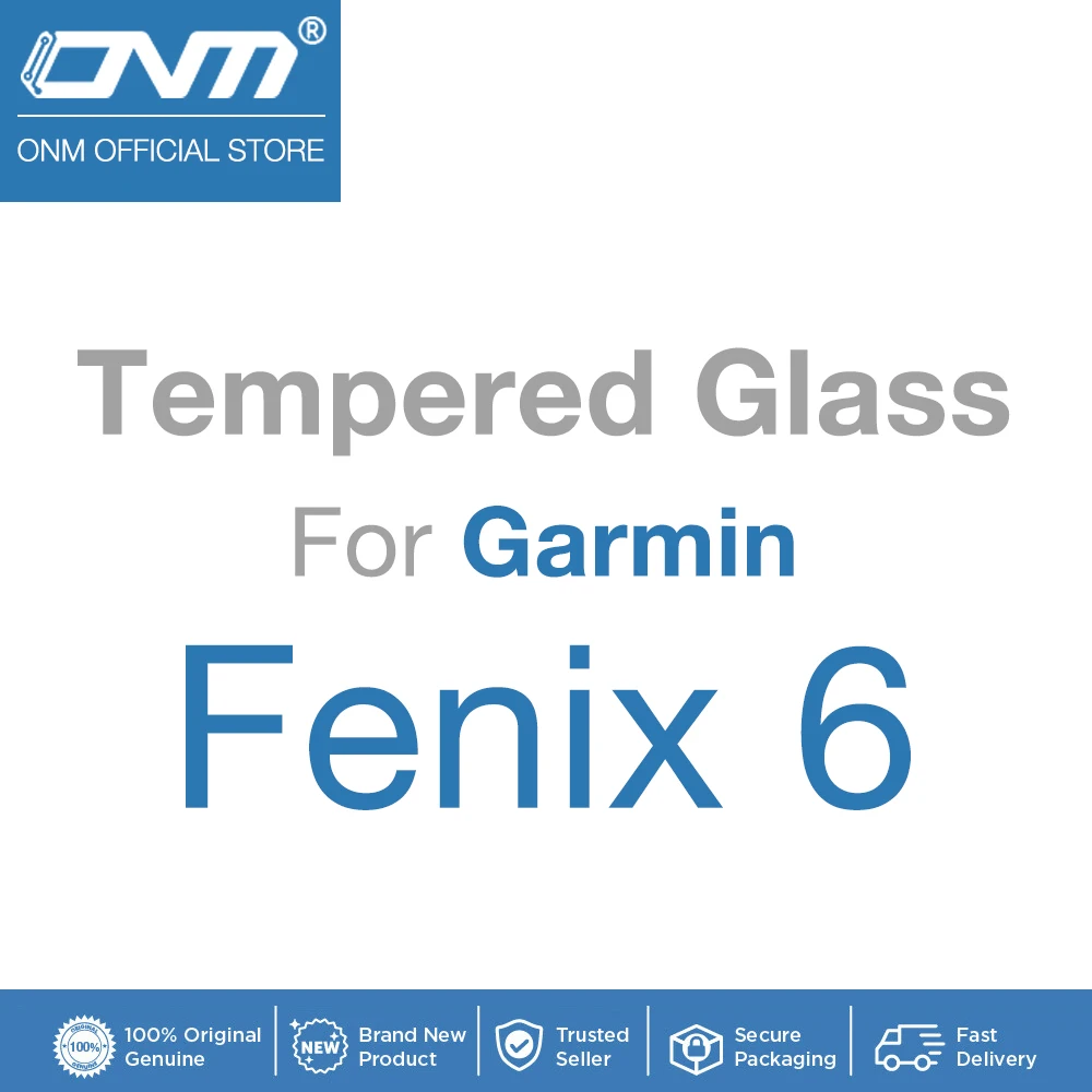 5Pcs 9H Premium Tempered Glass For Garmin Fenix 7 7S 7X 6 6S 6X Pro 5 5s Smart Watch Clear HD Screen Protector Film Accessories 