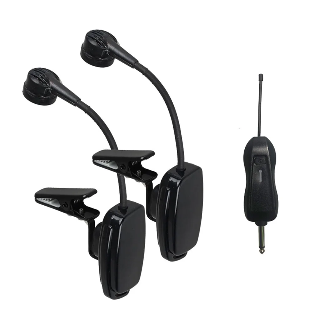 

Wireless Instrument UHF Microphone Saxophone Trumpet Sax Receiver Transmitter Stage Performance Conference Microphone