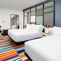 Autres meubles commerciaux Lit d'hôtel 7 étoiles pour chambre d'hôtel Meubles d'hôtel Ensembles de chambre à coucher 5 étoiles modernes 6