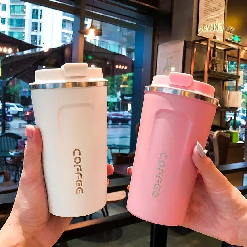 Stainless Steel Vacuum Flask Outdoor Portable Coffee Cup Thermos