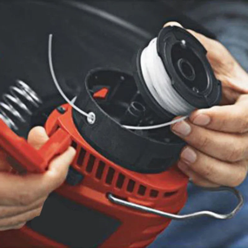 Trimmer Line + Spool Cap + Spring Kit for Black & Decker GH400 GH500 GH600 GH900 Home Garden Tool