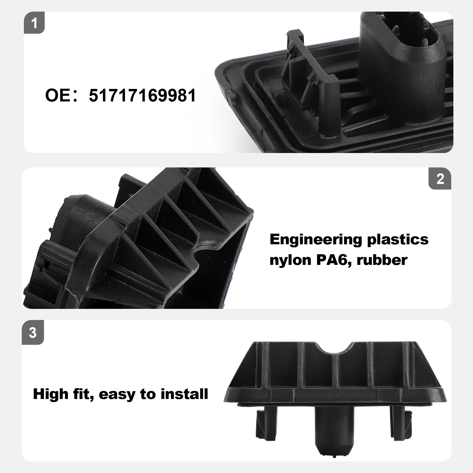 Jack Pad Under Car Support Pad Lifting 51717169981 for BMW 1 3 4 6 Series F series Car Accessories