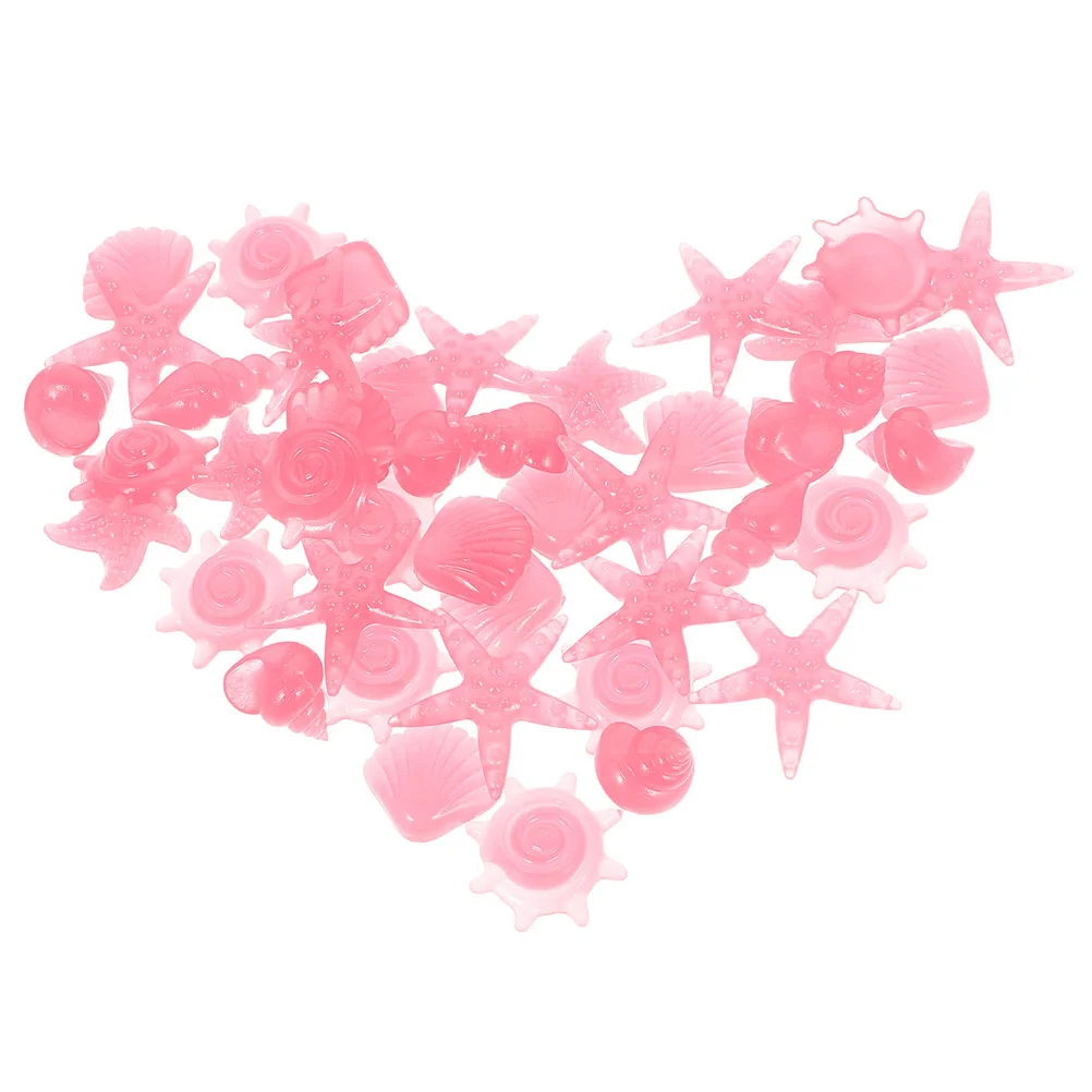

100 Pcs The Rock Fish Tank Fluorescent Stone Glowing Dark Stones Bulk Aquarium Rocks Multi-function Gravels Decors