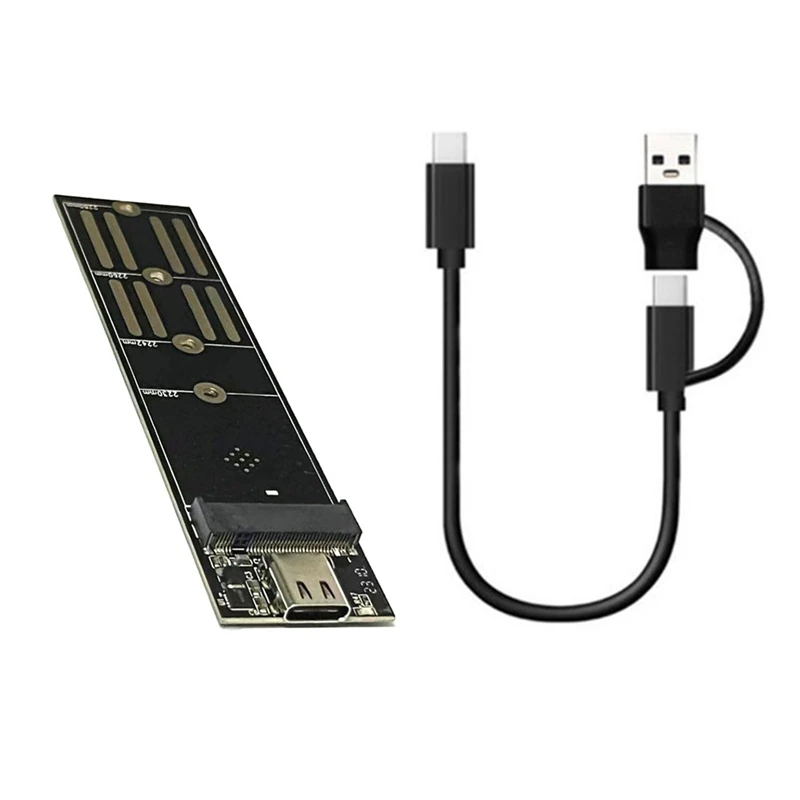 

Переносная карта расширения USB3.1 до M.2 NVME SSD карта расширения Pcie протокол Type C 10 Гбит/с без корпуса