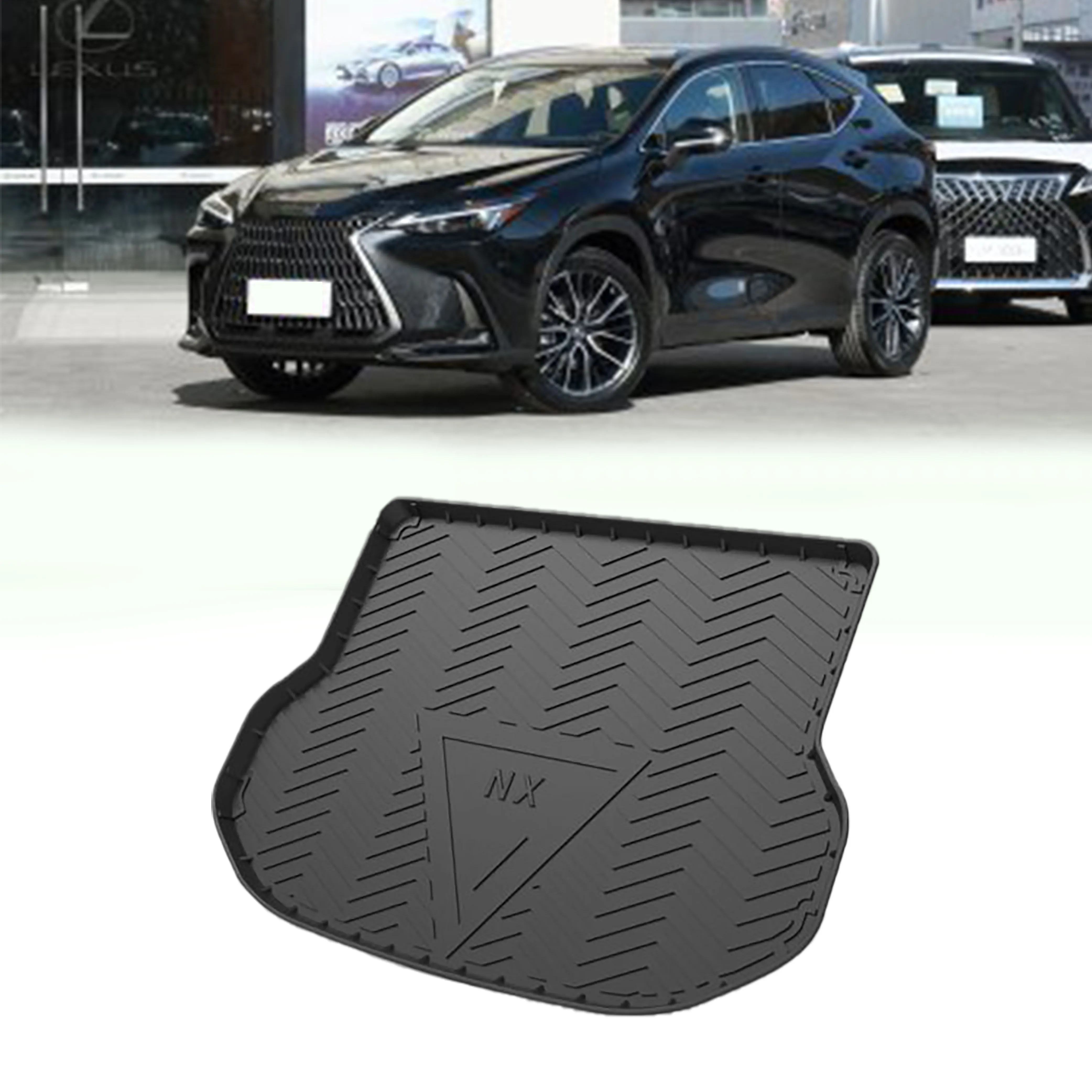 

TPE Storage Box Pad Rear Trunk Mat For LEXUS NX 2014-2020 200 300h IS 2013-2021 Waterproof Protective Liner Trunk Tray Floor Mat