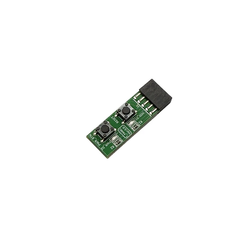DIY PC Assembly Tool Reliable 10 Pin Mainboard Switching Tester Switching Board Adapter With 2x5 Pin Resets Button Accessories