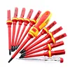 Electrician Repair Tools Kit 13pcs 1000V Changeable Insulated Screwdrivers Set with Magnetic Slotted Phillips Pozidriv Torx Bits 2