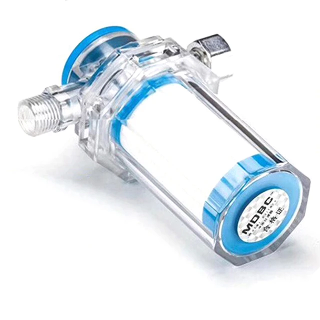 2ชุดในครัวเรือนสิ่งสกปรกสนิมตะกอนเครื่องซักผ้าเครื่องทำน้ำอุ่นฝักบัวกรองน้ำด้านหน้า Tap เครื่องกรองน้ำ Filte 4