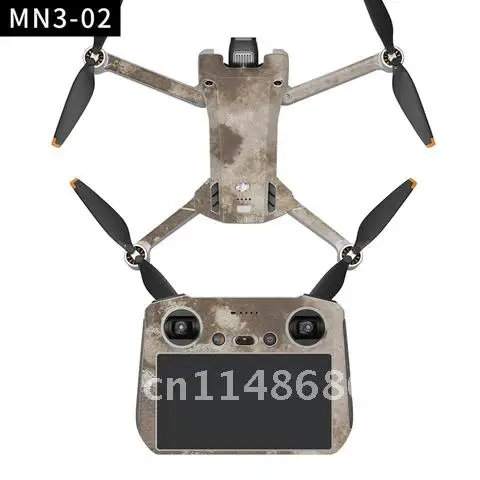 PVC Skin Sticker for DJI PRO 3 MINI Drone Body Remote Control Protective Film Decorative Stickers DJI RC Accessories